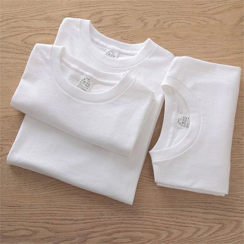 T-shirt blanc col rond  absorbant la sueur