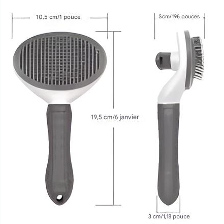 brosse de bain ronde pour chien et chat	